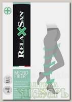 Relaxsan Micro Fiber колготки для беременных с мультифиброй 70den 12-17mmHg черные р.5 /790M/