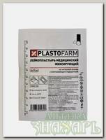 Plastofarm лейкопластырь медицинский фиксирующий нетканая основа 6х7см