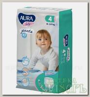 Аура baby pants подгузники-трусики детские (размер 4) 9-14кг N 43