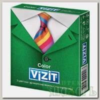Презервативы Vizit Color цветные ароматизированные N 3