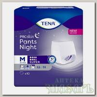 Подгузники-трусы для взрослых ночные Тена Pants Night super 80-110см размер M N 10