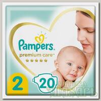 Подгузники Pampers Premium Care (размер 2) 4-8кг N 20